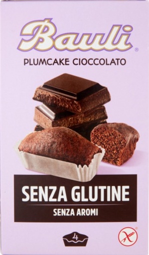 [800248] PLUMCAKE CIOCCOLATO SENZA GLUTINE 132G (X 8) BAULI