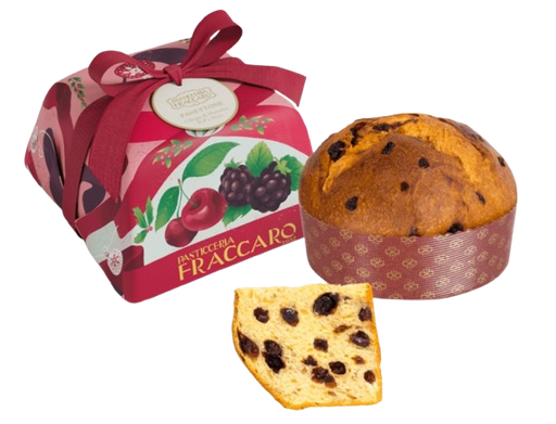 [131432] PANETT CILIEGIE DI MAROSTICA IGP E MORE 750Gr * 6- FRACCARO SPUMADORO