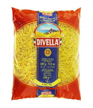 [300082] PASTA DI SEMOLA FILINI N.79 (500GR X 24) DIVELLA