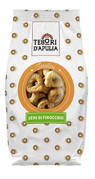 [133367] TARALLINI FINOCCHIETTO 200 GR (X 24) TESORI D'APULIA