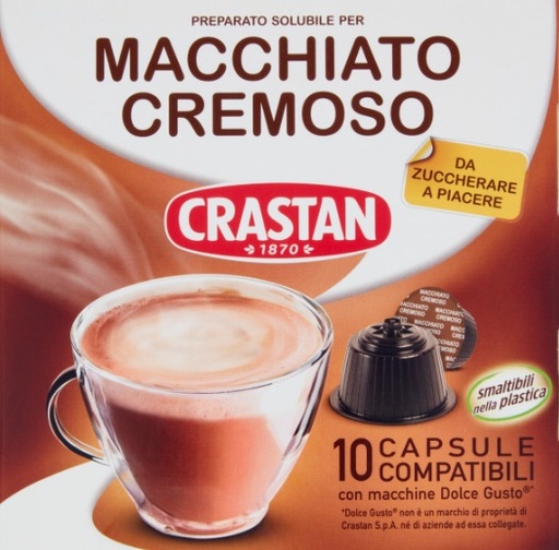 [801457] CAFFE' MACCHIATO CAPSULE X 10 CRASTAN