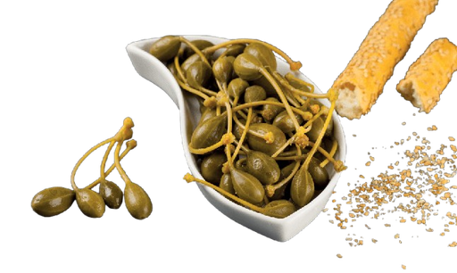 [400459] CAPPERI CON GAMBO IN ACETO 580ML BONETTO
