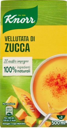 [400345] VELLUTATA DI ZUCCA 500 ML (X 12) KNORR