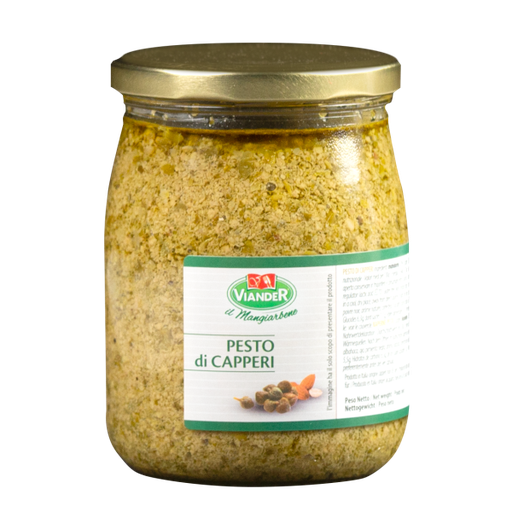 [132777] PESTO DI CAPPERI 580gr VIANDER