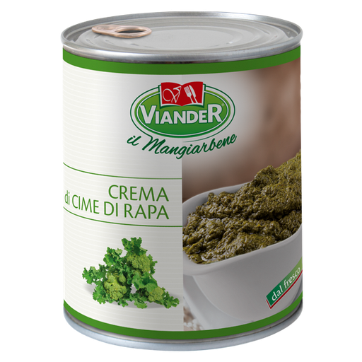 [400408] CREMA DI CIME DI RAPA 850gr VIANDER
