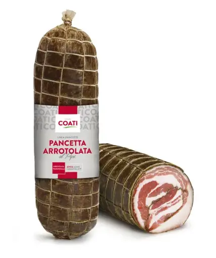 [132808] PANCETTA ARROTOLATA A METÁ 2KG*4 APROX COATI